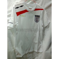 Camiseta oficial algodón blanca Inglaterra selección Umbro