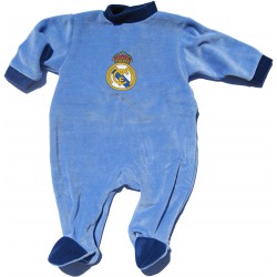 Pelele-pijama bebé azul oficial Real Madrid CF 