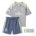 Mini Kit oficial 2ª 2015/16 Real Madrid CF. Adidas