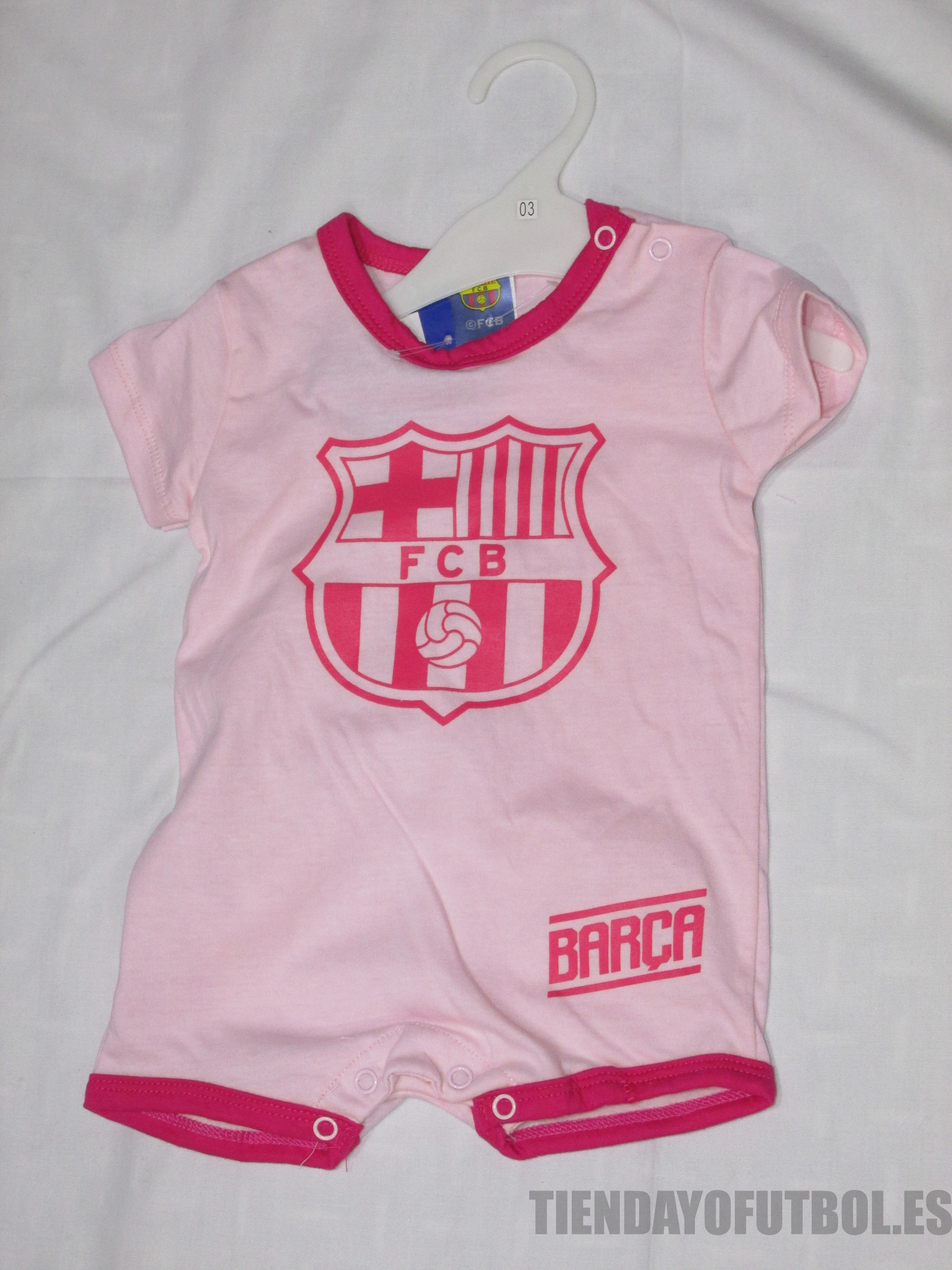Barça body verano rosa | Pelele verano Barça rosa Ranita bebe Barça rosa | ropita bebe Barça rosa| ropa bebe Barça rosa