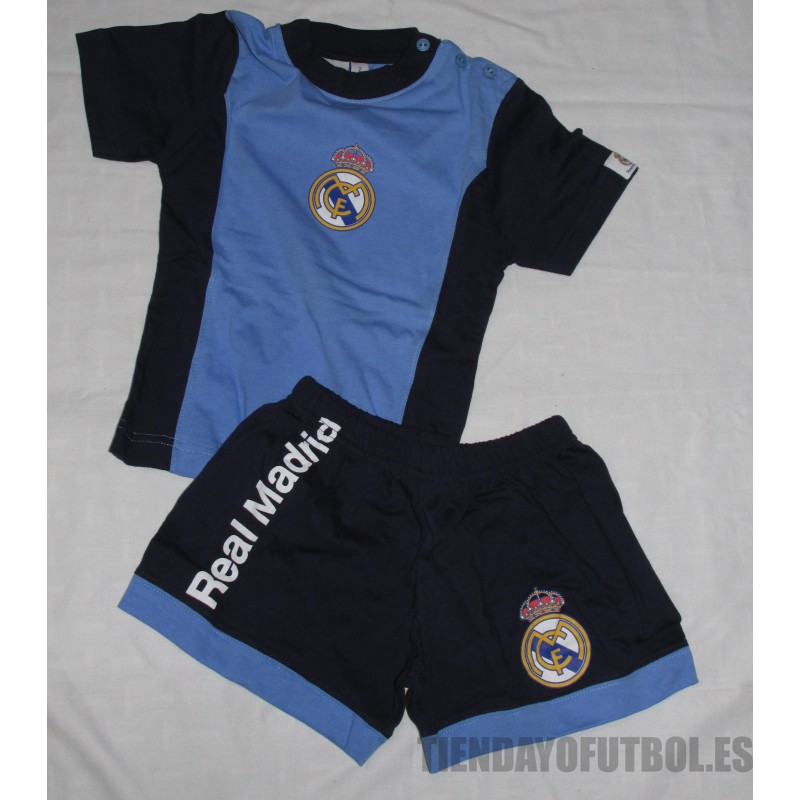 Pijama niño verano Real| Real Pijama corto | Pijama verano Madrid | pijama corto fútbol Real