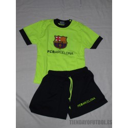 Pijama verano Junior FC Barcelona Amarillo 