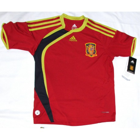  Camiseta oficial roja niño Selección España Adidas