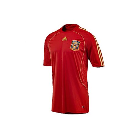 Camiseta oficial roja Selección España Junior Euro 2008 Adidas