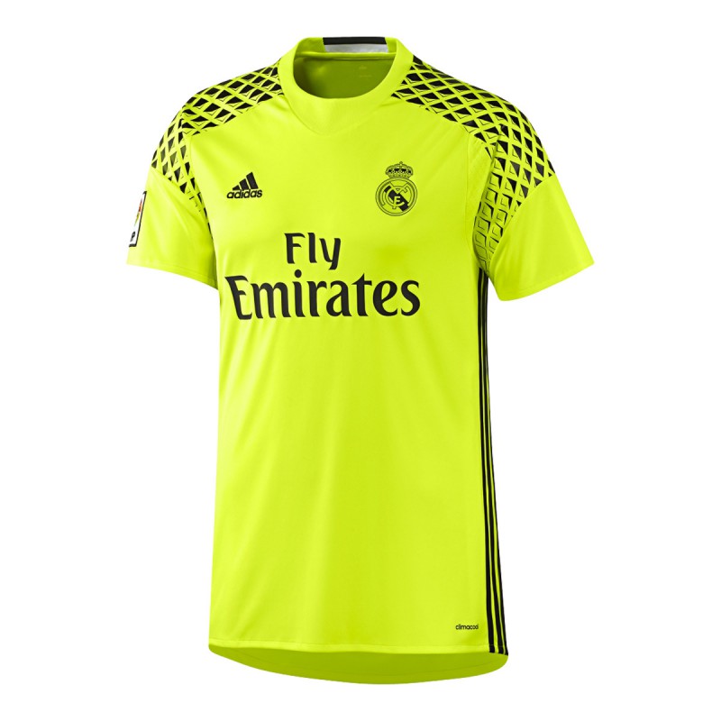 periscopio Tentación alfombra Ultima camiseta portero Real 2016/17 | camiseta amarillo portero oficial  Real | Camiseta Adidas Real Madrid