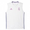  Camiseta oficial Entrenamiento. s/ manga Real Madrid CF 2016/17 Adidas blanca
