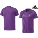 Camiseta oficial Entrenamiento. morada Real Madrid CF 2016/17 Adidas