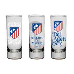 Chupito cristal oficial Atlético de Madrid UNIDAD