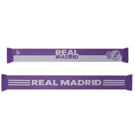Bufanda morada Real Madrid adidas | Bufanda RM | Bufanda del Madrid morada