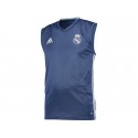 Camiseta oficial Entrenamiento. s/ manga azul Real Madrid CF 2016/17 Adidas