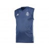 Camiseta Entrenamiento. s/ manga azul Real Madrid CF 2016/17 Adidas 