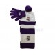 Gorro y Bufanda guantes oficiales Real Madrid CF Bebe 