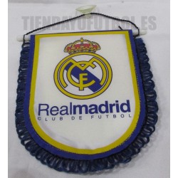 Banderín Oficial pequeño Blanco Real Madrid CF