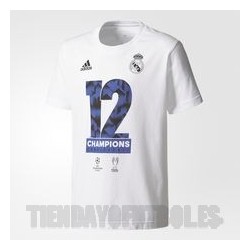 Camiseta CHAMPIONS R. Madrid La 12 "Adidas "