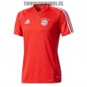 Camiseta Bayern Munchen 2017/18 Entrena. roja Adidas