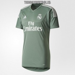 Camiseta 1ª Jr. portero 2017/18 Real Madrid CF verde