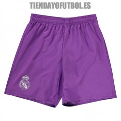 Pantalón oficial niño morado Real Madrid CF Adidas