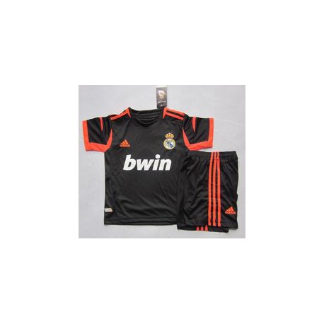 Conjunto portero Adidas negro con Kit portero real madrid | equipación portero rm | real madrid naranja