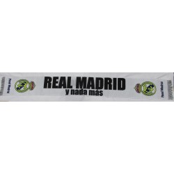 Bufanda Real Madrid CF "Y NADA MAS"