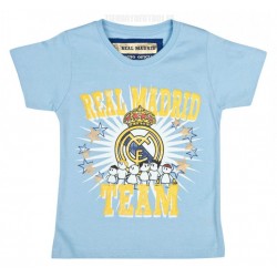 Camiseta Jr. Real Madrid Algodón azul