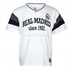 Camiseta oficial Algodón junior Real Madrid blanca