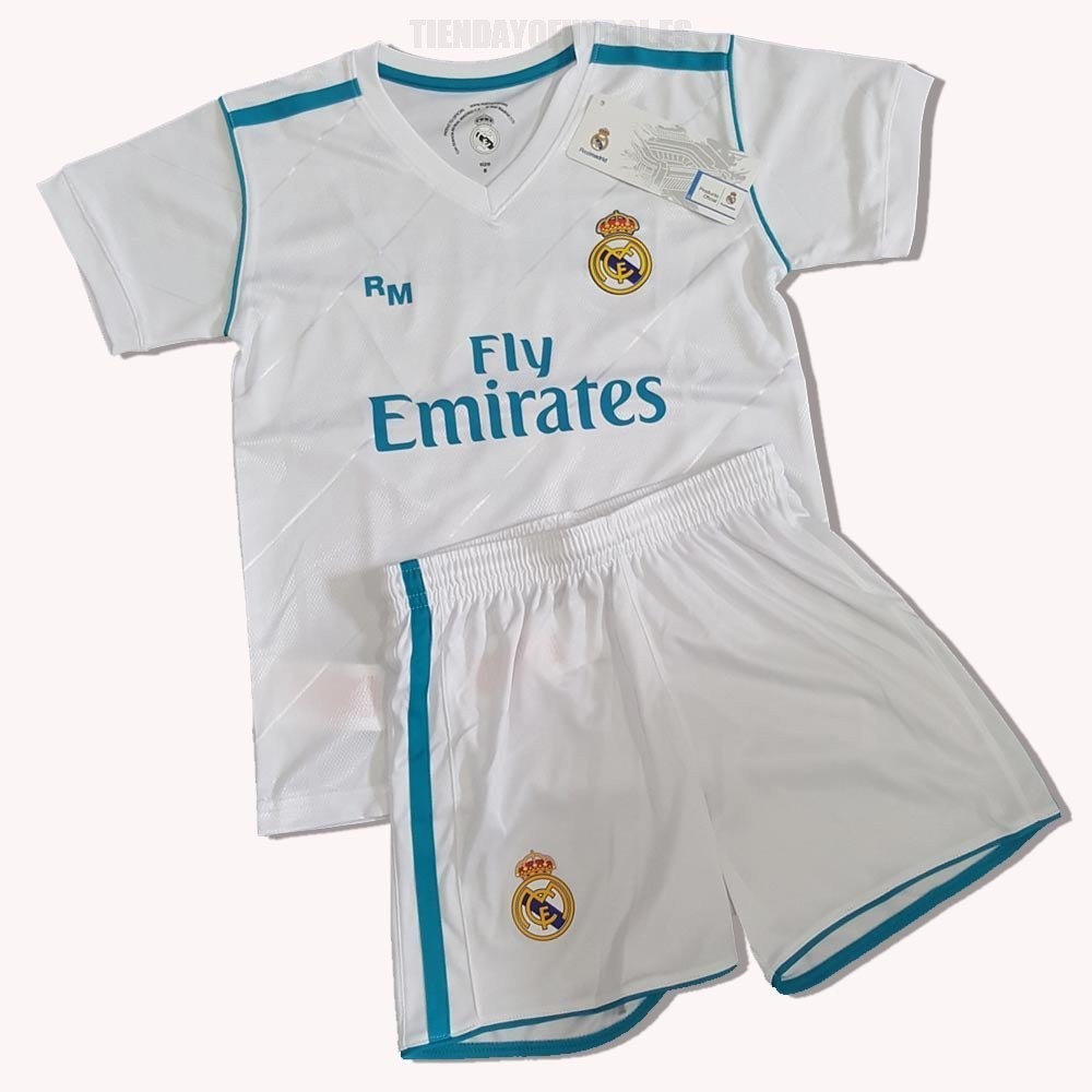 Conjunto Real Madrid niño * Regalos de equipos de futbol futbollife
