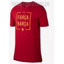 Camiseta oficial Algodón FC Barcelona Nike granate 