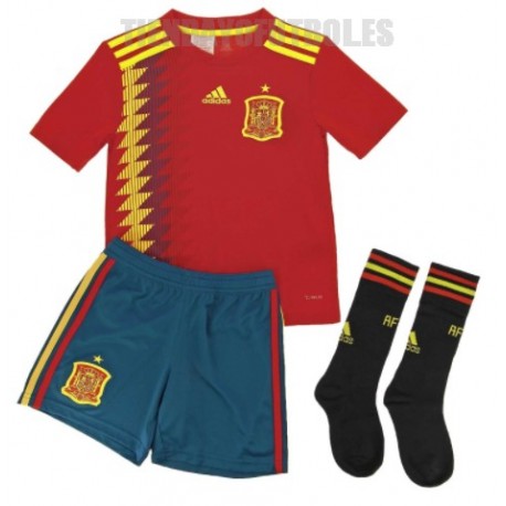 España Kit niño | Conjunto para niño de la Selección Española | Primera  equipación para niño España