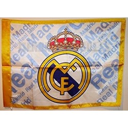 Bandera Oficial Peq. Real Madrid "blanca"