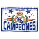 Bandera Oficial Real Madrid CF. "CAMPEONES" 