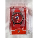 Reloj oficial Junior trenza y esfera roja Atlético de Madrid 