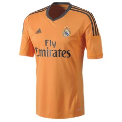 Camiseta oficial 2ª Jr. naranja Real Madrid CF Adidas