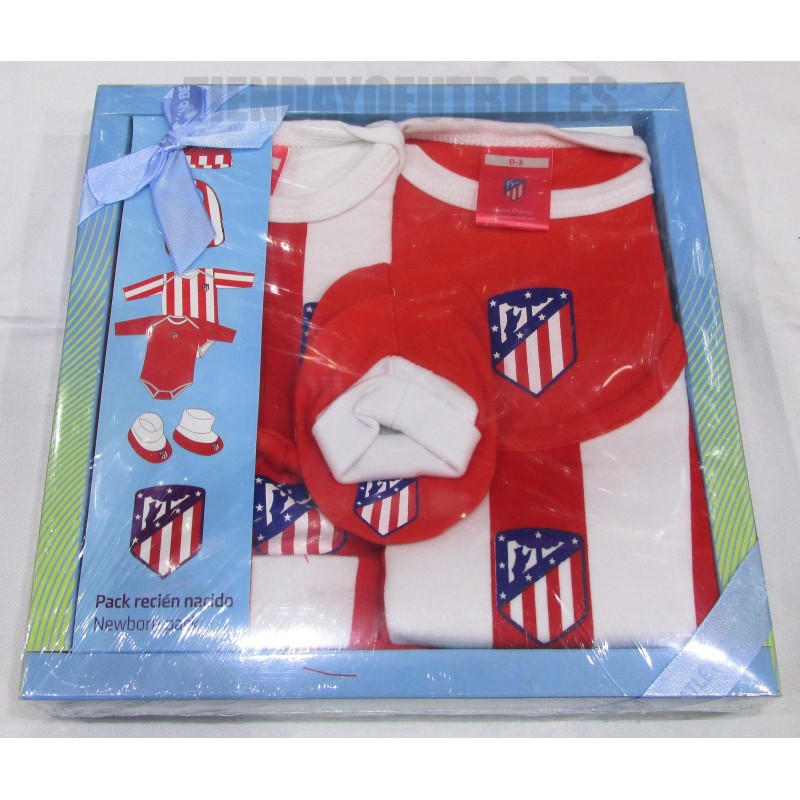 Pack bebe Atlético de Madrid  recién nacido regalo Atletico