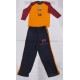 Pijama niño/a oficial FC Barcelona naranja