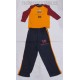 Pijama niño/a oficial FC Barcelona naranja