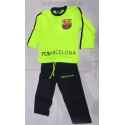 Pijama niño/a oficial FC Barcelona amarillo 