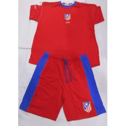 Pijama oficial corto adulto Atlético de Madrid rojo
