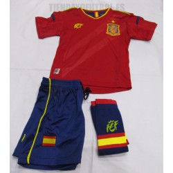 Mini Kit oficial Selección España FEF rojo