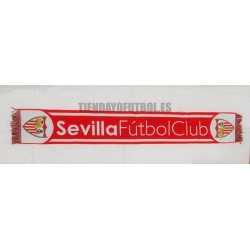 Bufanda Oficial Sevilla FC "roja y lineas blancas"
