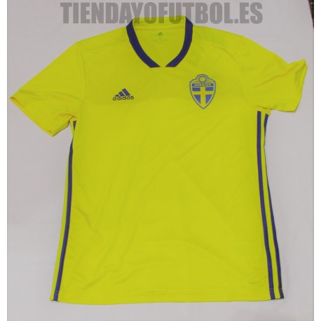 Camiseta Suecia amarilla 2018 Adidas
