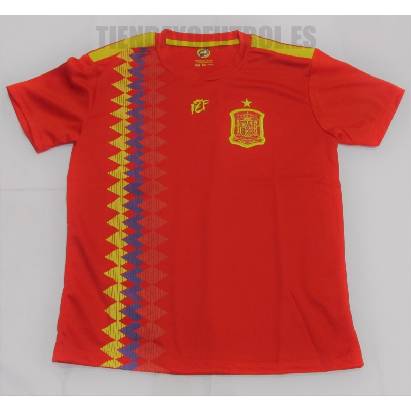 Mundial 2018 camiseta roja Esoaña | Camiseta España | camiseta España económica