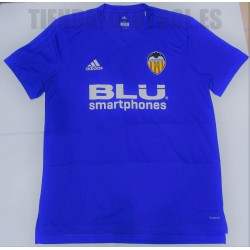 Camiseta oficial entrenamiento Valencia FC azul Adidas